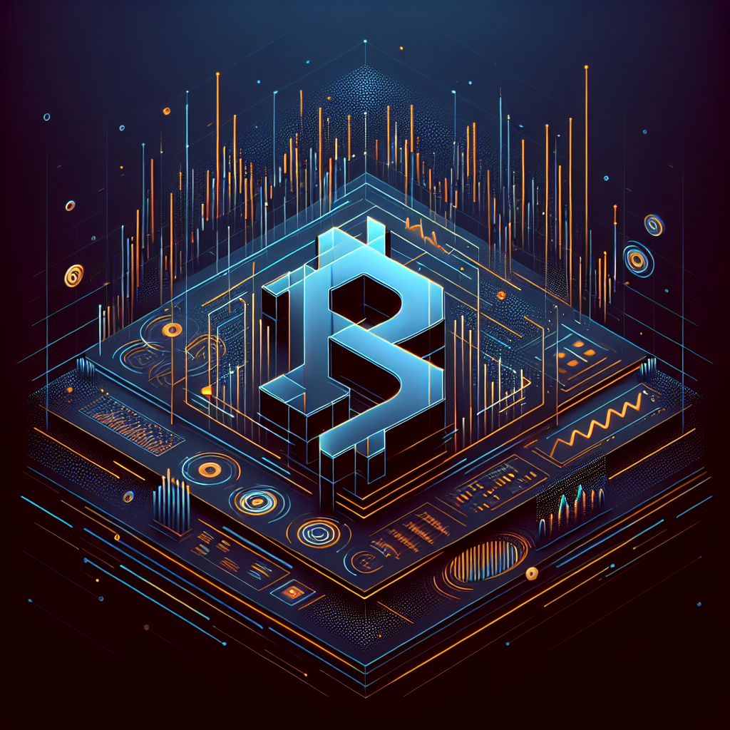 Ethereum cryptocurrency price surge visualization with network upgrade elements in a modern digital style.